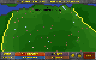 Map to Devilrock Coven