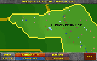 Map to Coven of the Dust