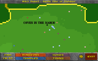 Map to Coven in the Marsh